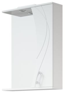 Зеркало-шкаф Corozo Наина 60см белый SD-00000298